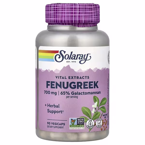 Solaray, Vital Extracts, Fenugreek, 90 VegCaps