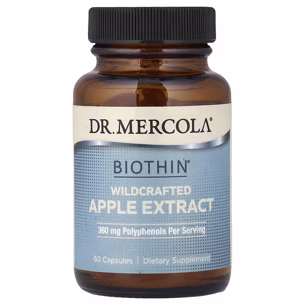 Dr. Mercola, Biothin®, Wildcrafted Apple Extract, 60 Capsules
