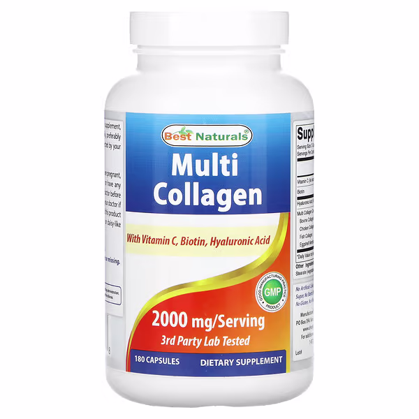 Best Naturals, Multi Collagen, 180 Capsules