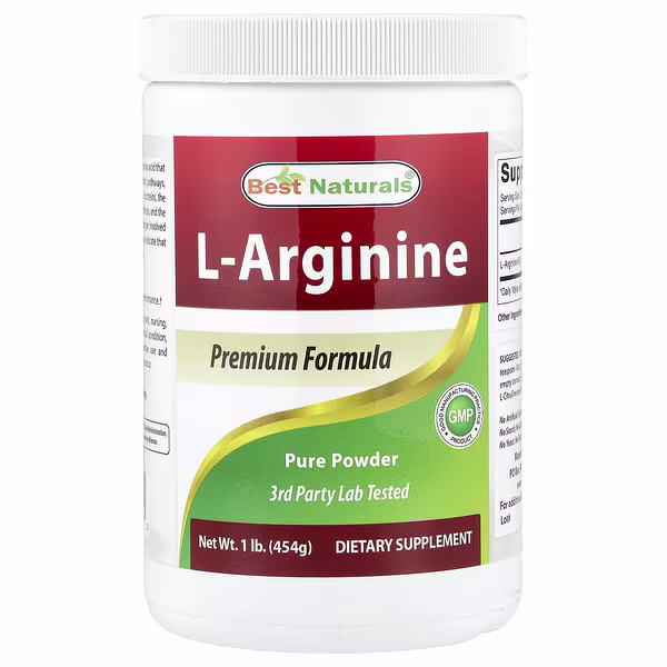 Best Naturals, L-Arginine, 1 lb (454 g)