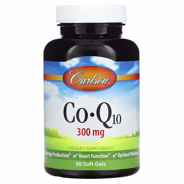 Carlson, CoQ10, 300 mg, 90 Soft Gels