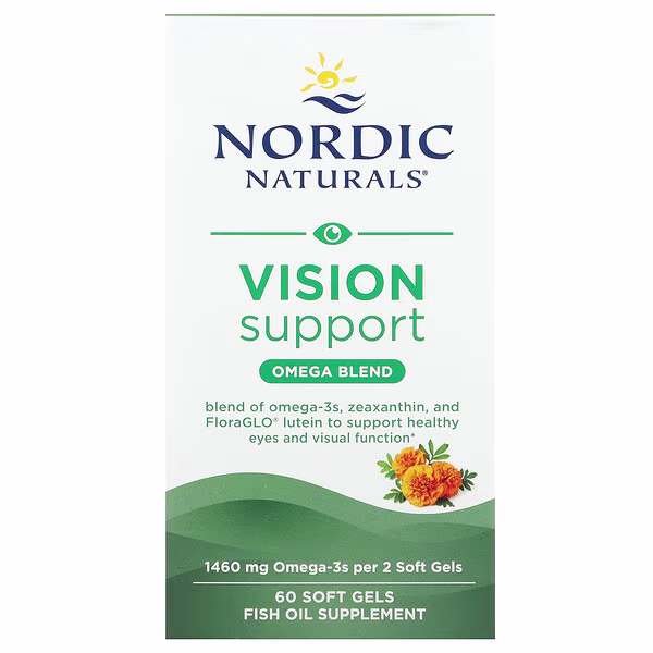 Nordic Naturals, Vision Support, Omega Blend, 60 Soft Gels