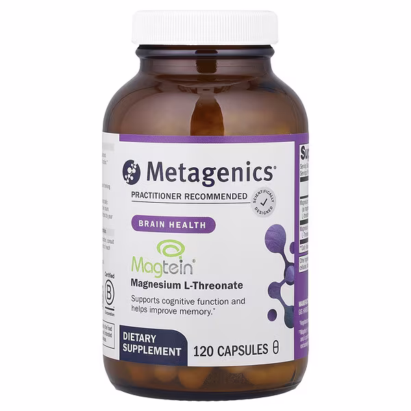 Metagenics, Magnesium L-Threonate, Brain Health, 120 Capsules
