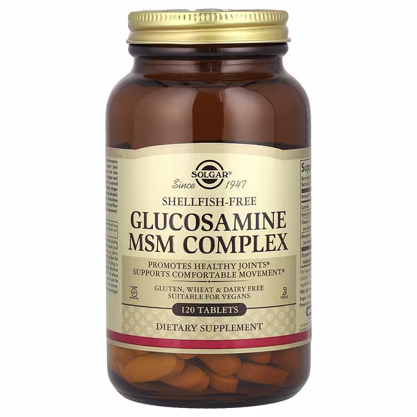 Solgar, Glucosamine MSM Complex, 120 Tablets