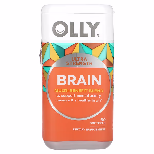 OLLY, Brain, 60 Softgels