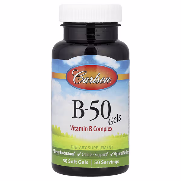 Carlson, B-50 Gels, 50 Soft Gels