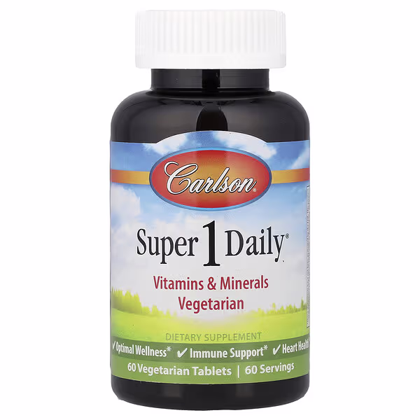Carlson, Super 1 Daily®, 60 Vegetarian Tablets