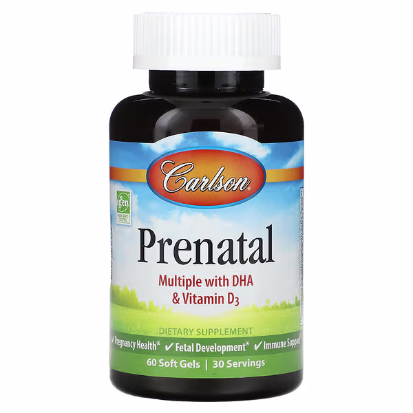 Carlson, Prenatal, 60 Soft Gels
