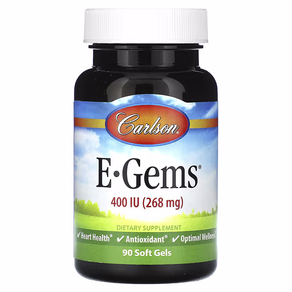 Carlson, E-Gems, 268 mg (400 IU), 90 Soft Gels