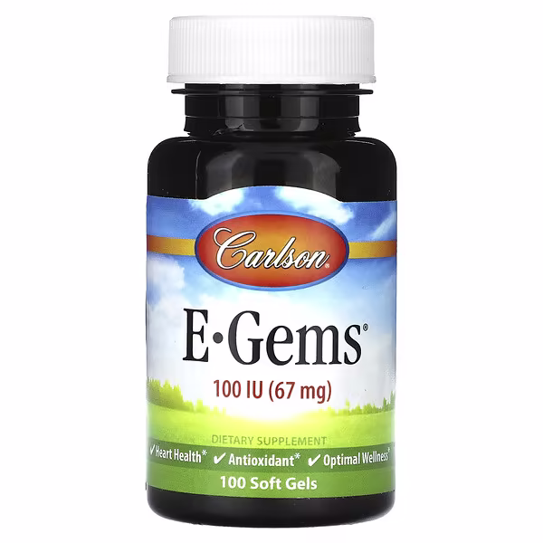 Carlson, E-Gems®, 67 mg (100 IU), 100 Soft Gels