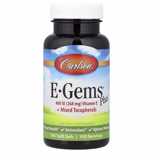 Carlson, E-Gems® Plus, 100 Soft Gels