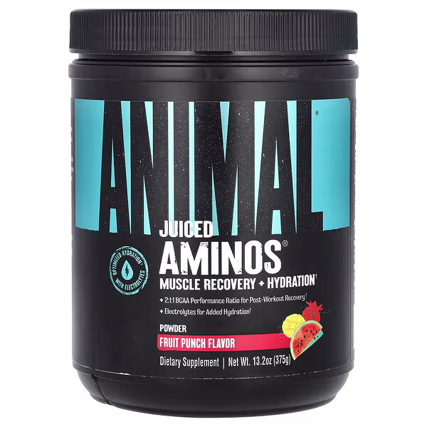 Animal, Juiced Aminos® Powder, Fruit Punch, 13.2 oz (375 g)