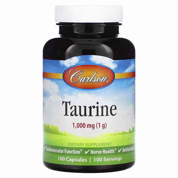 Carlson, Taurine, 1,000 mg, 100 Capsules