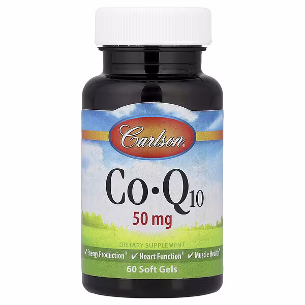 Carlson, CoQ10, 50 mg, 60 Soft Gels