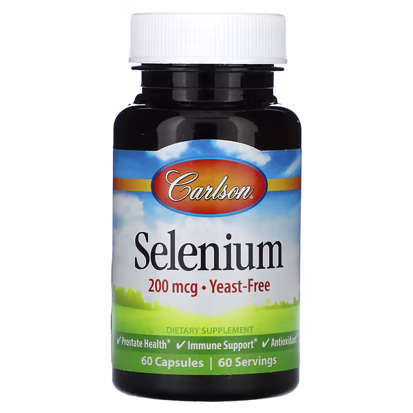 Carlson, Selenium , 200 mcg, 60 Capsules