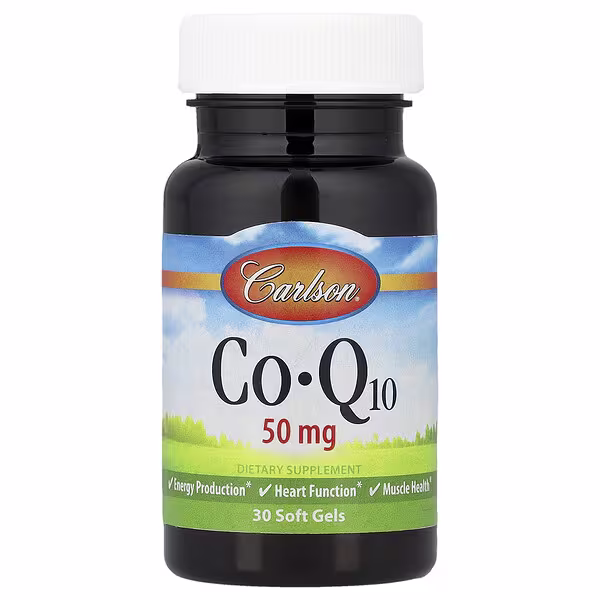 Carlson, CoQ10, 50 mg, 30 Soft Gels