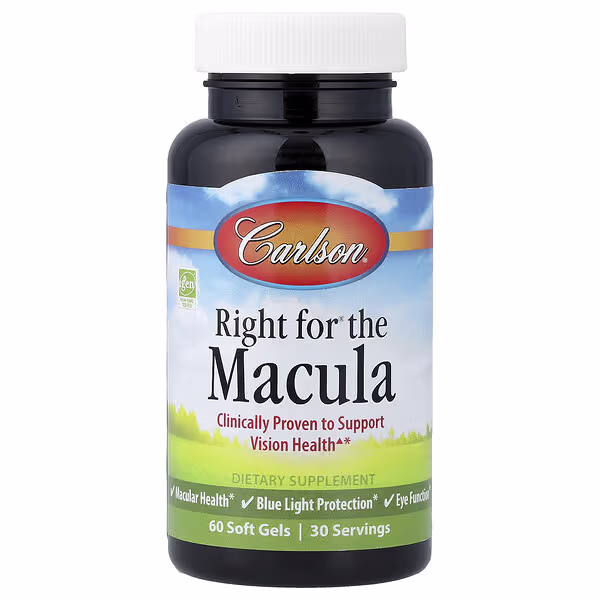 Carlson, Right for the Macula, 60 Soft Gels