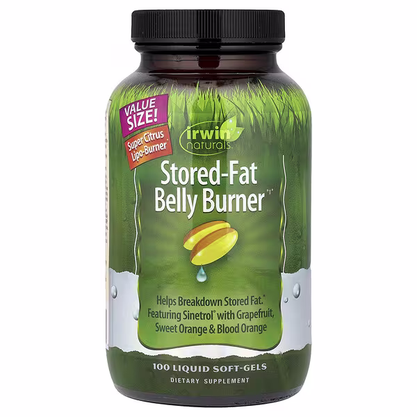 Irwin Naturals, Stored-Fat Belly Burner®, 100 Liquid Soft-Gels