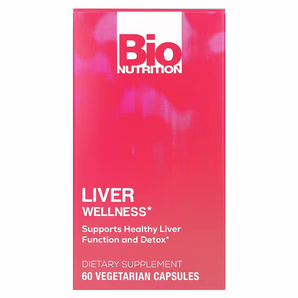 Bio Nutrition, Liver Wellness, 60 Vegetarian Capsules