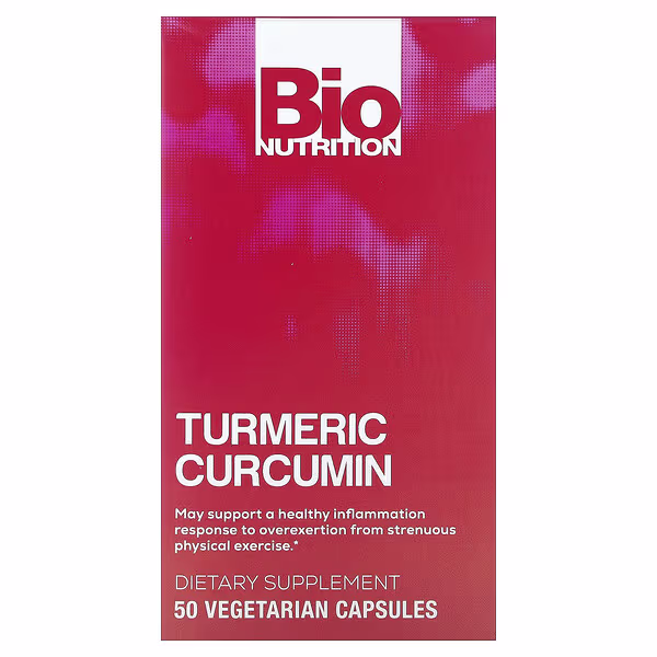 Bio Nutrition, Turmeric Curcumin, 50 Vegetarian Capsules