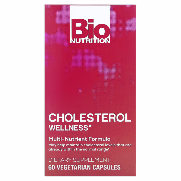 Bio Nutrition, Cholesterol Wellness, 60 Vegetarian Capsules