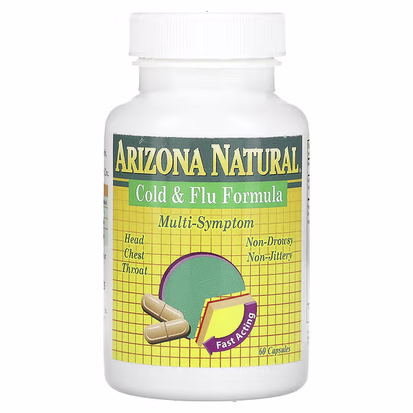 Arizona Natural, Cold & Flu Formula , 60 Capsules