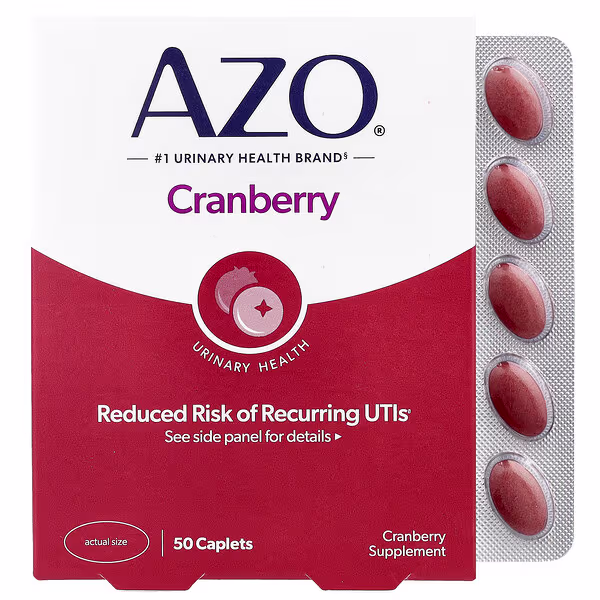 AZO, Cranberry Urinary Health, 50 Caplets
