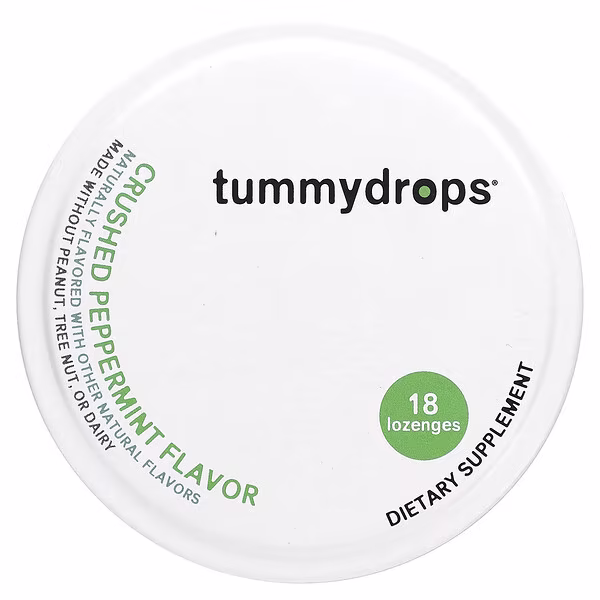 Tummydrops, Crushed Peppermint, 18 Lozenges