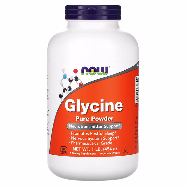 NOW Foods, Glycine, Pure Powder, 1 lb (454 g)