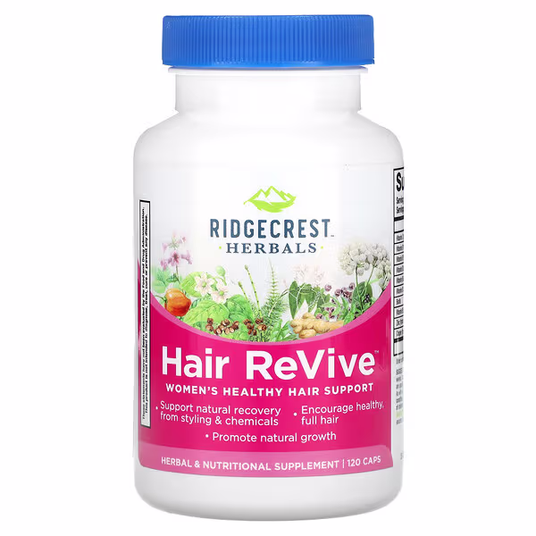 RidgeCrest Herbals, Hair ReVive, 120 Caps