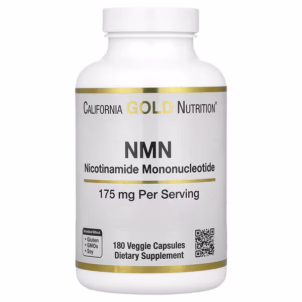 California Gold Nutrition, NMN Supplement, 175 mg , 180 Capsules