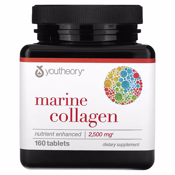 Youtheory, Marine Collagen, 160 Tablets