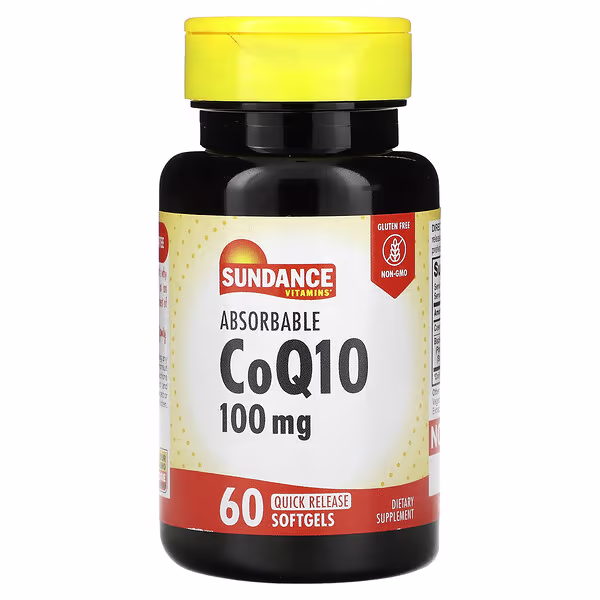 Sundance Vitamins, Absorbable CoQ10, 100 mg, 60 Quick Release Softgels