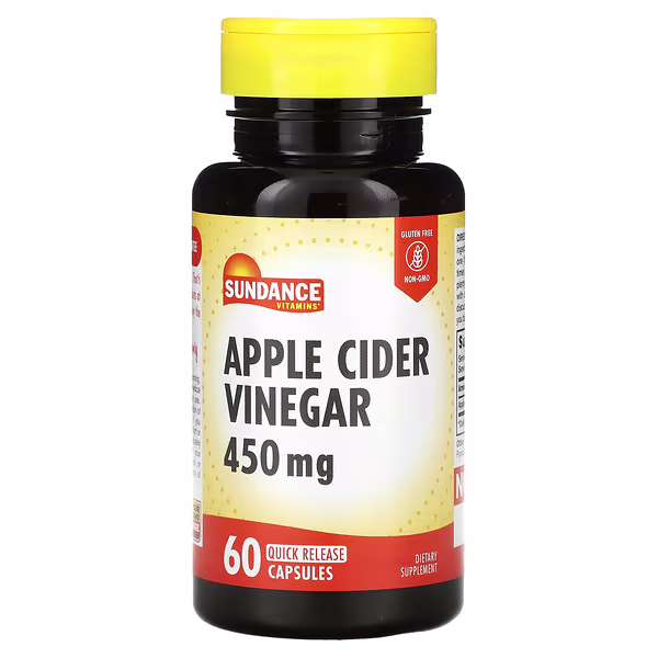 Sundance Vitamins, Apple Cider Vinegar, 450 mg, 60 Quick Release Capsules