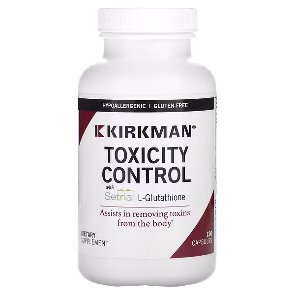 Kirkman Labs, Toxicity Control with Setria L-Glutathione, 120 Capsules