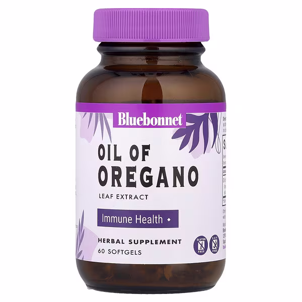 Bluebonnet Nutrition, Oil of Oregano, Leaf Extract, 60 Softgels (150 mg per Softgel)