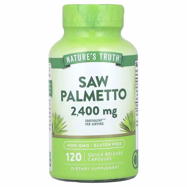 Nature's Truth, Saw Palmetto, 120 Quick Release Capsules (1,200 mg per Capsule)