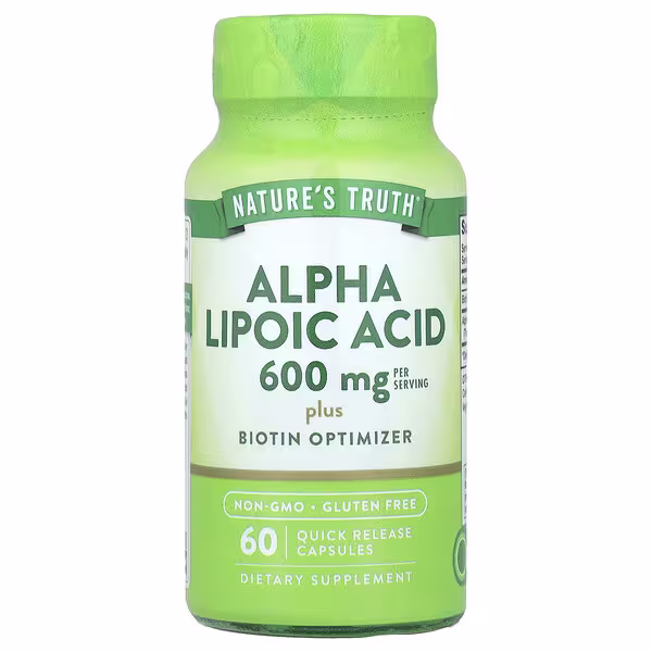 Nature's Truth, Alpha Lipoic Acid, 60 Quick Release Capsules