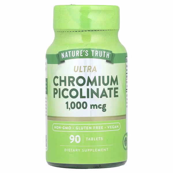 Nature's Truth, Ultra Chromium Picolinate, 1,000 mcg, 90 Tablets