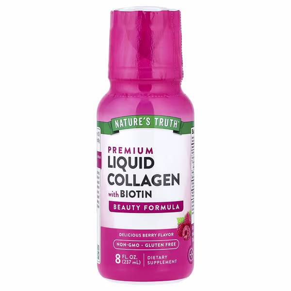 Nature's Truth, Premium Liquid Collagen with Biotin, Delicious Berry, 8 fl oz (237 ml)