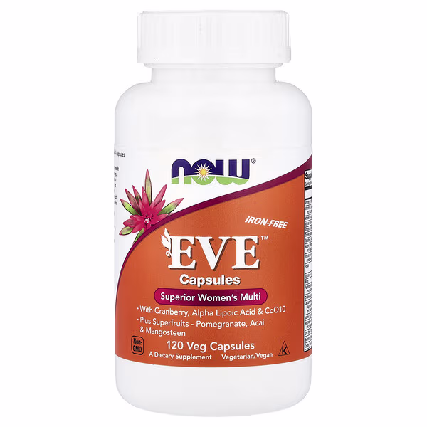 NOW Foods, Eve™, Superior Women's Multi, Iron-Free, 120 Veg Capsules