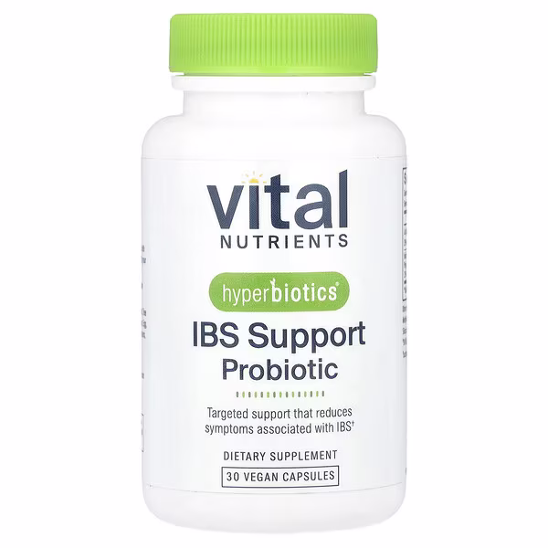 Vital Nutrients, Hyperbiotics®, IBS Support Probiotic, 30 Vegan Capsules