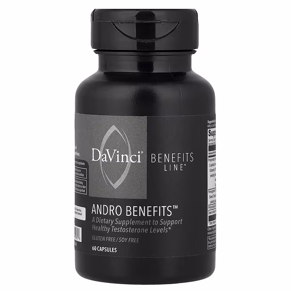 DaVinci Laboratories, Benefits Line™, Andro Benefits™, 60 Capsules