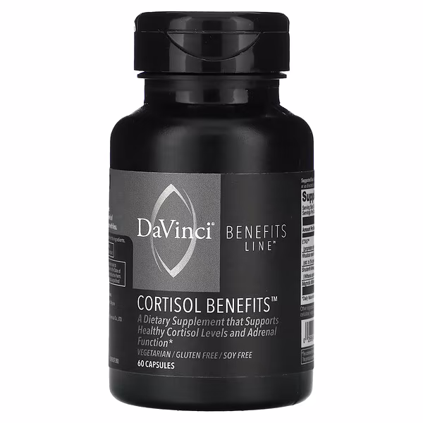 DaVinci Laboratories, Benefits Line, Cortisol Benefits, 60 Capsules