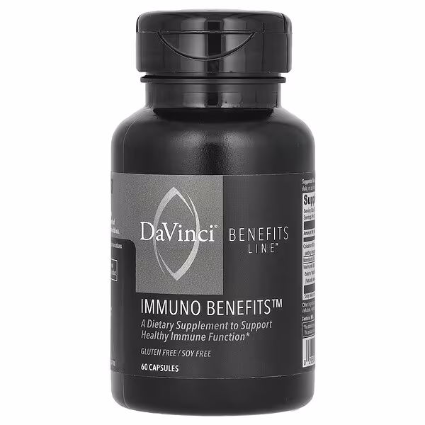 DaVinci Laboratories, Benefits Line, Immuno Benefits, 60 Capsules