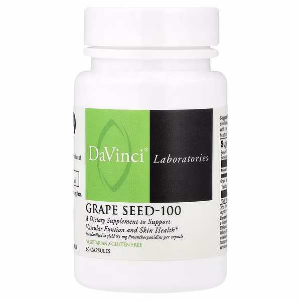 DaVinci Laboratories, Grape Seed-100, 100 mg, 60 Capsules