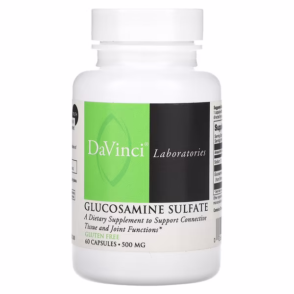 DaVinci Laboratories, Glucosamine Sulfate, 500 mg, 60 Capsules