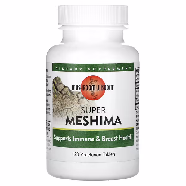 Mushroom Wisdom, Super Meshima, 120 Vegetarian Tablets