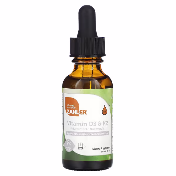 Zahler, Vitamin D3 & K2, 1 fl oz (30 ml)