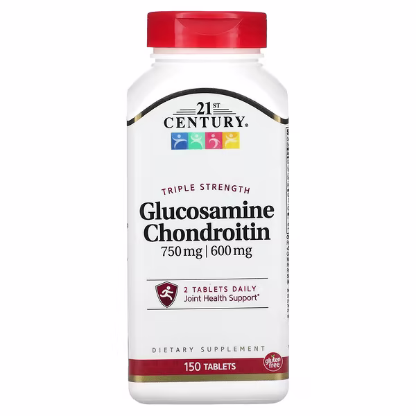 21st Century, Triple Strength Glucosamine Chondroitin, 150 Tablets